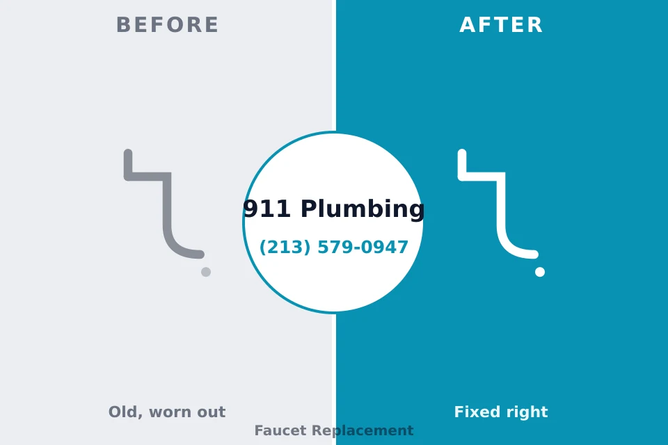 Before and after: plumbing repair Napavine, WA